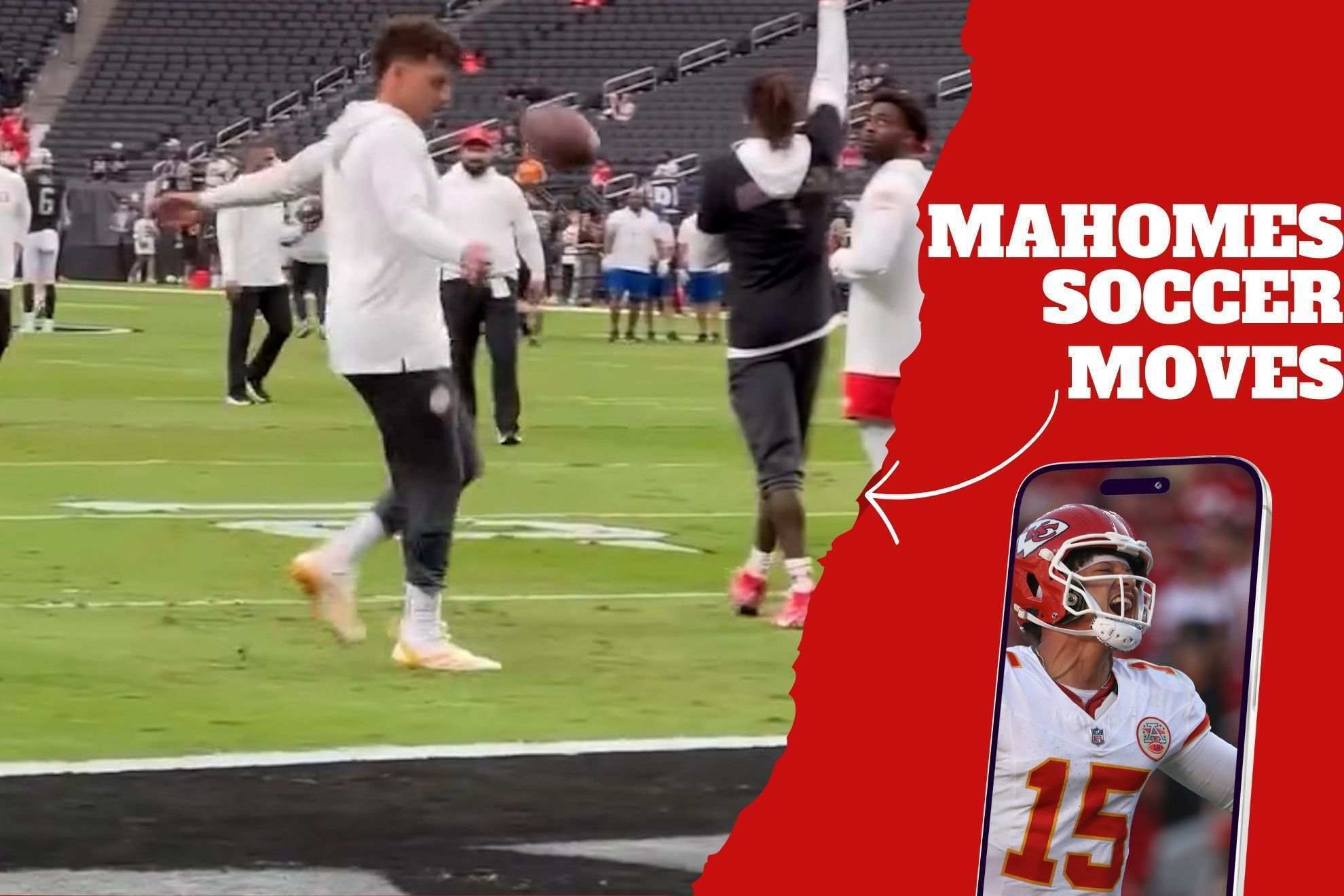 Raiders taunt Patrick Mahomes with Kermit the Frog doll at practice