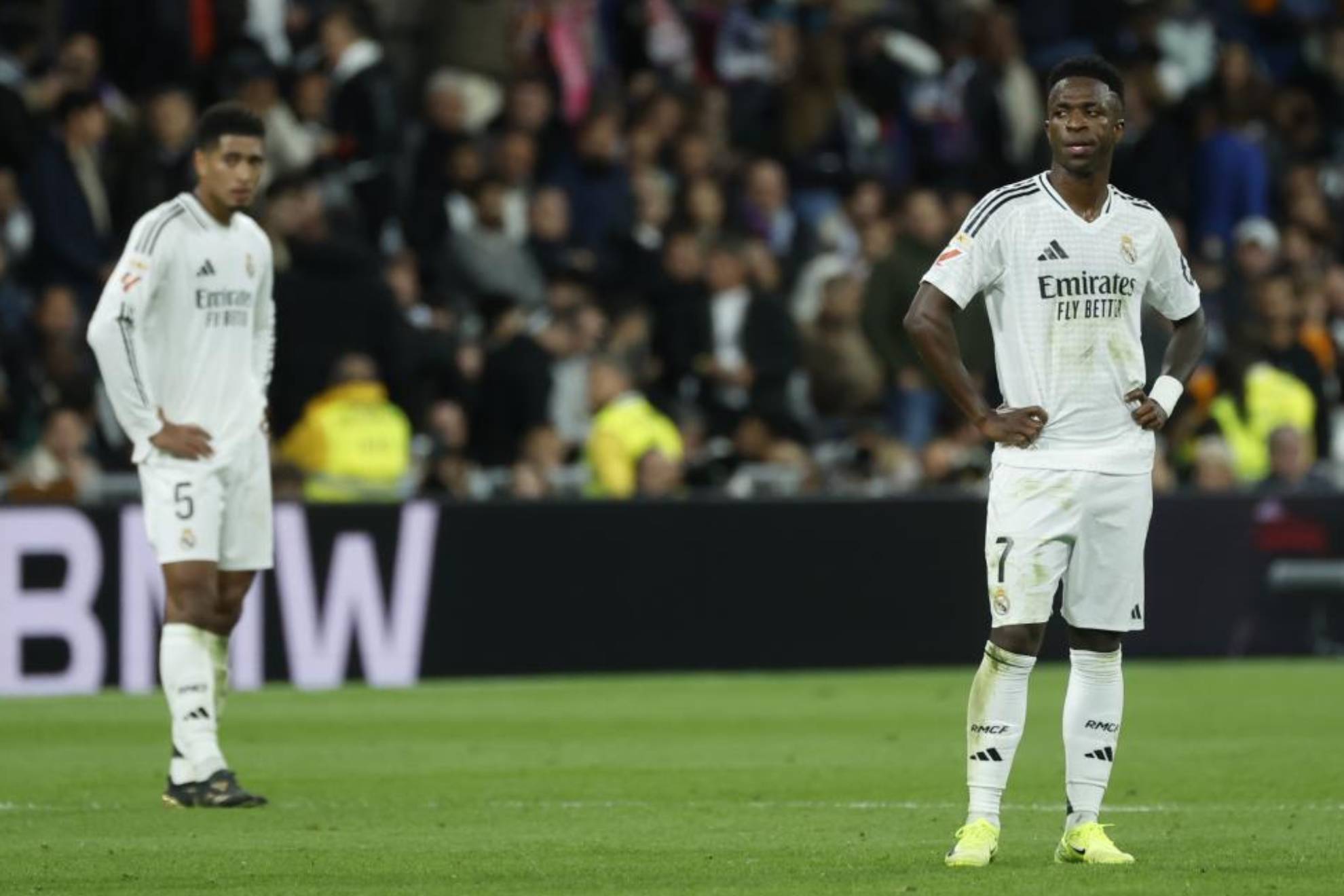 Vinicius y Bellingham, en el Clásico